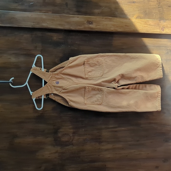 Carhartt ductwork baby overalls in camel color - Picture 2 of 6